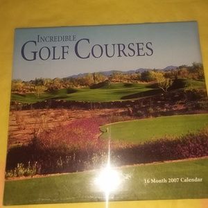 NEW  INCREDIBLE GOLF COURSES 16 MONTH 2007